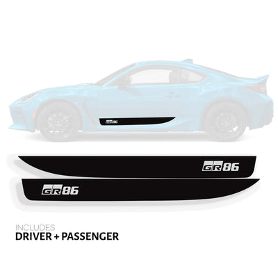 GR86 Logo Lower Door Accent  | 2022+ Toyota GR86