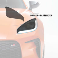 Smoke Headlight Tint + DRL Cutout | 2022-2025 Toyota GR86