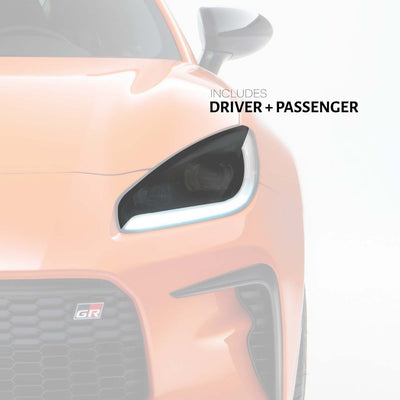 Smoke Headlight Tint + DRL Cutout | 2022-2025 Toyota GR86