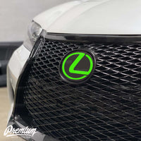 Lexus L Logo Front Emblem Overlay