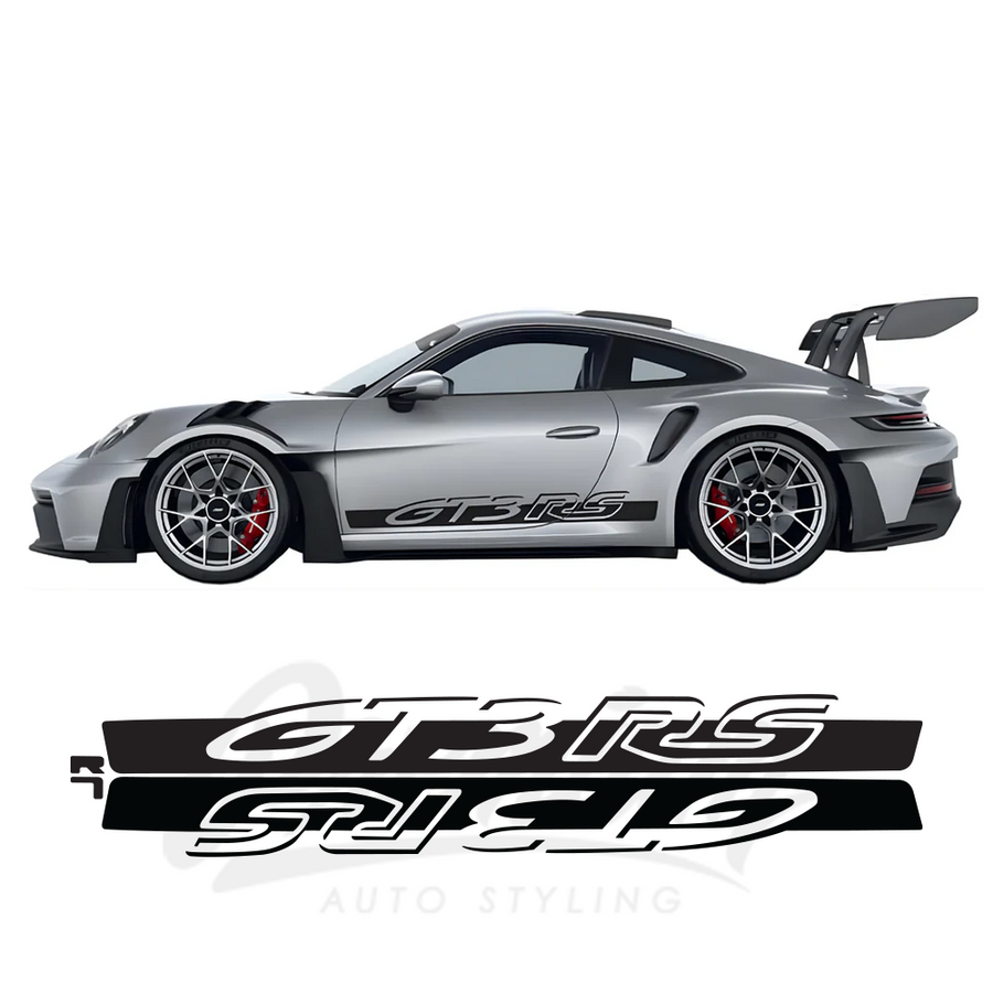Porsche 992 GT3RS OEM-Spec Side Decals – Pre-Cut Vinyl Replacement Graphics Kit