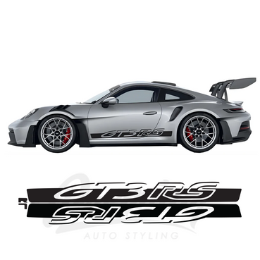 Porsche 992 GT3RS OEM-Spec Side Decals – Pre-Cut Vinyl Replacement Graphics Kit