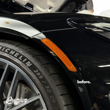 Front Side Marker Smoked Tint Overlays - 2025 Mercedes GT, GT55, GT63