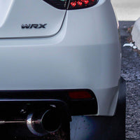 Rear Bumper Reflector Smoke Tint Overlays | 2008-14 Subaru WRX & STI Hatchback