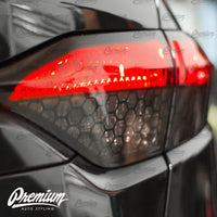 Tail Light Smoke Overlay - Smoked Honeycomb Tint | 2020-2022 Toyota Corolla Sedan