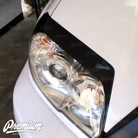 Headlight Amber Delete w/ Eyelid Vinyl Overlay V2 -Gloss Black | 2006-2009 Toyota 4Runner (4th Gen)