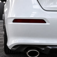 2022–2026 Honda Civic Sedan & Si Rear Bumper Reflector Overlays – Gloss Black or Smoked Tint