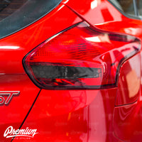 Honeycomb Tail Light Reverse Smoke Tint Overlay | 2015-2019 Ford Focus ST