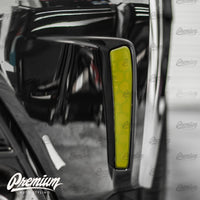 Smoked Rear Bumper Reflector Overlay - Smoke Honeycomb Tint | 2020-2023 Toyota Corolla Sedan