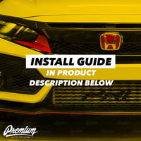 Headlight Overlay with Custom DRL Cut Out - Smoke Tint