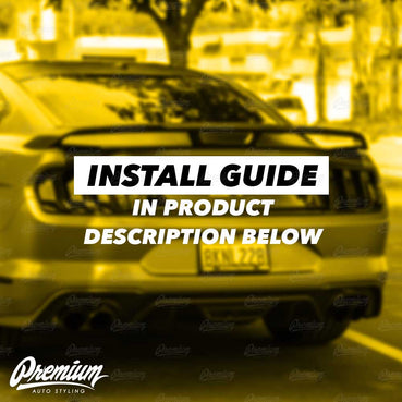 2018-2023 Ford Mustang GT smoked reverse light overlay