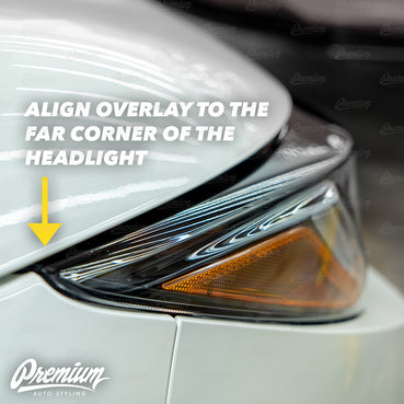 2019-2022 Toyota Corolla Hatchback Headlight Vinyl Accent Overlay