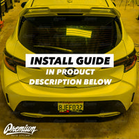 Smoked Rear Bumper Reflector Overlays - Smoke Tint | 2019-2022 Toyota Corolla Hatchback