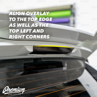 Third Brake Light Overlay - Smoke Tint | 2019-2024 Toyota Corolla Hatchback