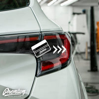 Tail Light Full Stealth Overlay - Smoke Tint | 2019-2022 Toyota Corolla Hatchback