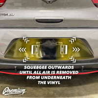 License Plate Black Out Overlay | 2019-2020 Hyundai Elantra GT N-Line Hatchback