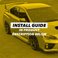 Side Skirt Accent Vinyl Overlay (Choose Your Color) | 2015-2021 Subaru WRX / STI