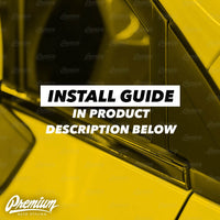 Window Trim Chrome Delete Vinyl Overlay - Gloss Black | 2018-2023 Subaru Crosstrek