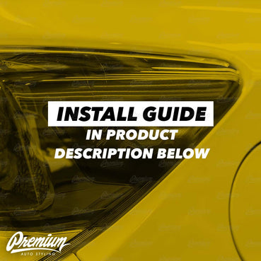 Tail Light Mountain Range Reflector Accent Overlay -Gloss Black | 2018-2022 Subaru Crosstrek
