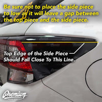 Tail Light Deck Vinyl Overlay - Gloss Black