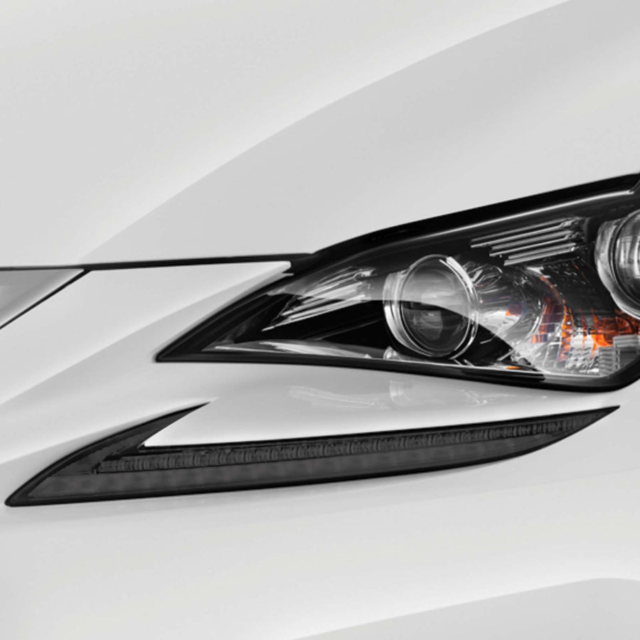 Pre-Cut Smoked Headlight DRL's Overlays - 2015-2019 Lexus RC