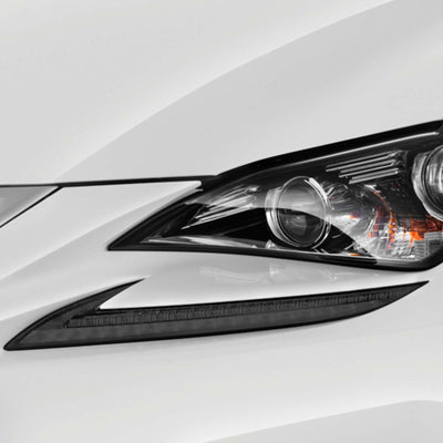Pre-Cut Smoked Headlight DRL's Overlays - 2015-2019 Lexus RC