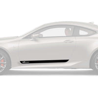 F Sport Lower Door Rocker DECALs - 2015-2023 Lexus RC
