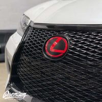 Lexus L Logo Front Emblem Overlay