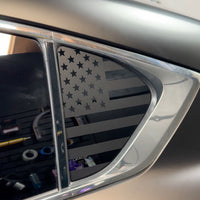 2021-2025 Lexus IS US flag quarter window decals