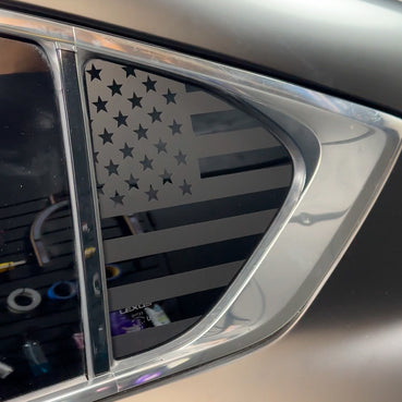 2021-2025 Lexus IS US flag quarter window decals