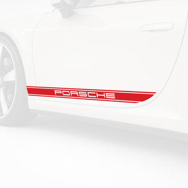 Porsche 911 992 Side Rocker Decals | PORSCHE Graphics Kit