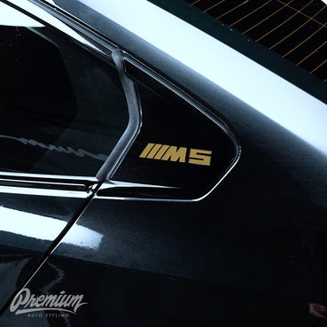 Pre-Cut Vinyl Lettering Inlay (BMW G90 M5)