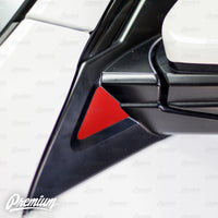 Mirror Accent Insert Vinyl Overlay - Multiple Colors Available