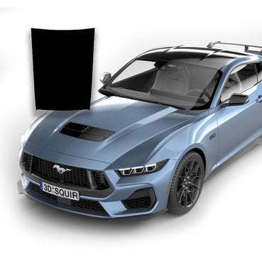 2024+ Ford Mustang GT hood stamp blackout