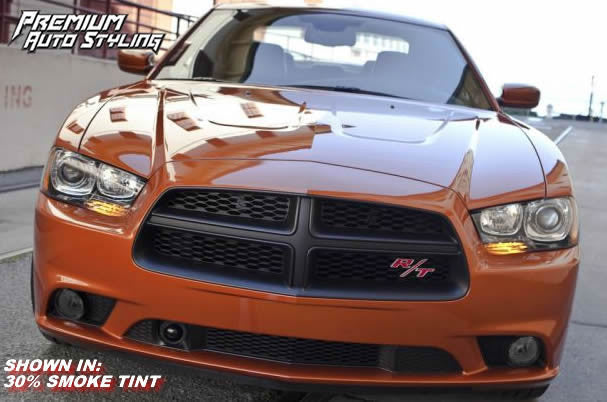 Pre-Cut Fog Light Tint Overlays | 2011-2014 Dodge Charger