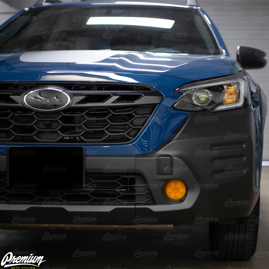 PRE-CUT FOG LIGHT OVERLAYS - AMBER TINT | 2022-2025 SUBARU OUTBACK WILDERNESS