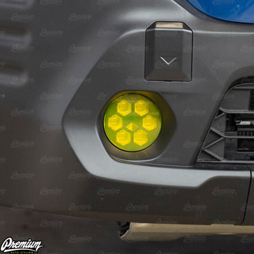 PRE-CUT FOG LIGHT OVERLAYS - RALLY YELLOW TINT | 2022-2025 SUBARU OUTBACK WILDERNESS