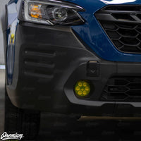 PRE-CUT FOG LIGHT OVERLAYS - RALLY YELLOW TINT | 2022-2025 SUBARU OUTBACK WILDERNESS