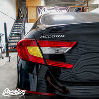 Tail Light Turn Signal Overlays - Red Tint | 2018-2022 Honda Accord