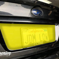 License Plate Insert Vinyl Overlay (Multiple Colors Available) | 2015-2021 WRX/STI