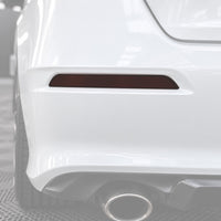 2022–2026 Honda Civic Sedan & Si Rear Bumper Reflector Overlays – Gloss Black or Smoked Tint