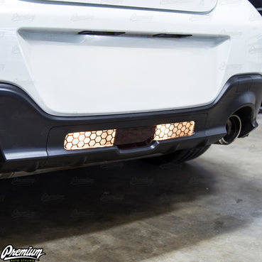 Reverse Light Honeycomb Smoke Tint Overlay | 2022-2025 Toyota GR86