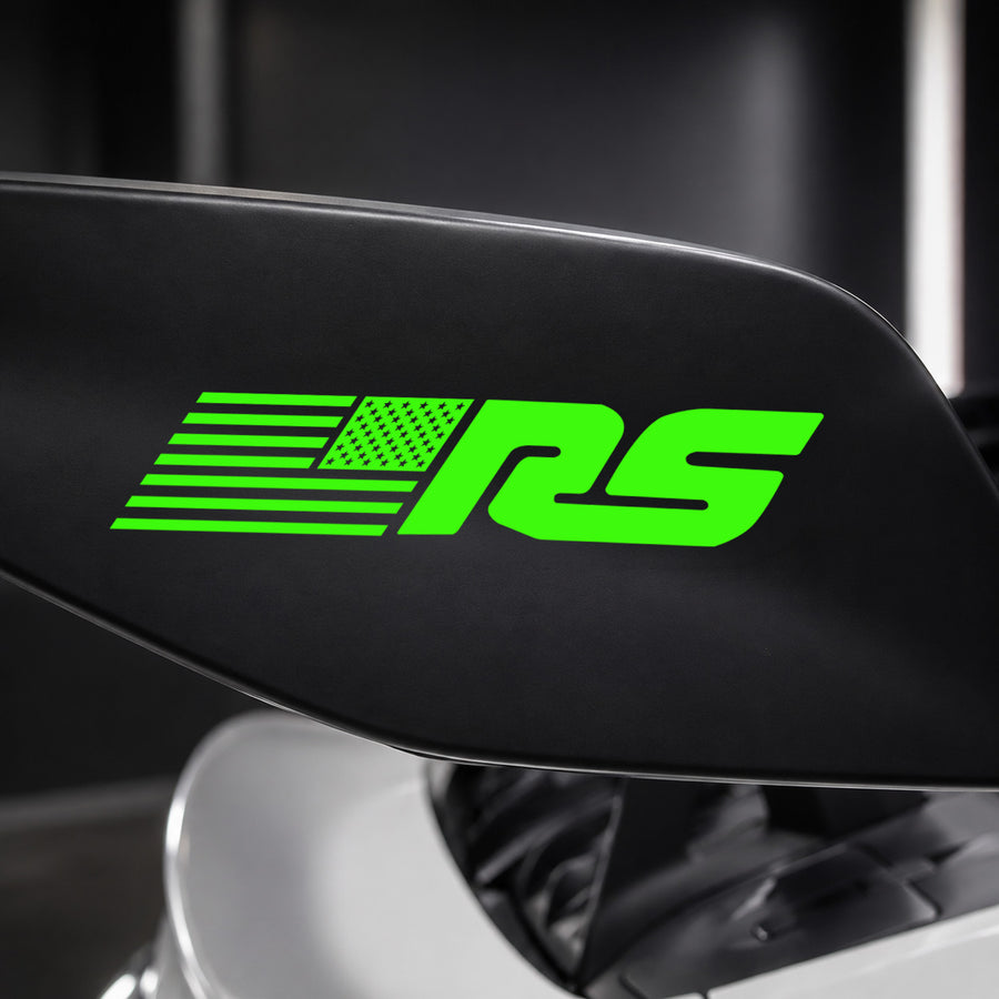 RS Tribute Edition USA Wing End Plate Decal Set