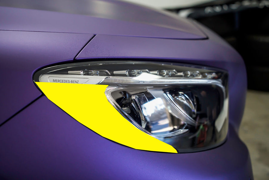 S65 Coupe Headlight Amber Delete