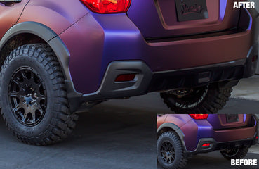 Rear Bumper Reflector Smoke Tint Overlays
