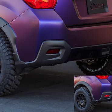 Rear Bumper Reflector Smoke Tint Overlays