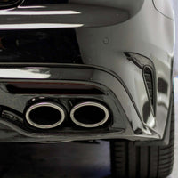 Rear Reflector Smoke Tint/Gloss Black Overlay | 2018-2021 Kia Stinger (GT Model Only)