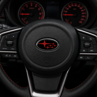 2013-2021 SUBARU BRZ FRONT, REAR & STEERING WHEEL EMBLEM OVERLAY KIT