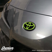 Front & Rear Vinyl Emblem Vinyl Overlay | 2020+ Toyota GR Supra