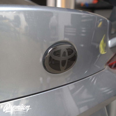 Stealth - Front & Rear Vinyl Emblem Vinyl Overlay | 2020+ Toyota GR Supra